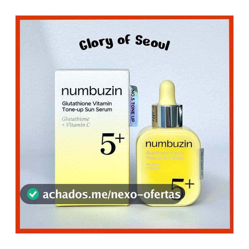[NEW] NUMBUZIN No.5 Glutathione Vitamin Tone-Up Sun Serum SPF50+PA+++ 30ml