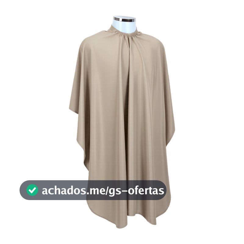 Capa De Corte de Cabelo Profissional em Microfibra Não Mancha c/ Tintura, Descolorante