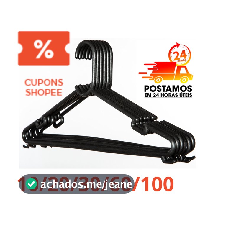 30 unidades cabide adulto resistente redondo