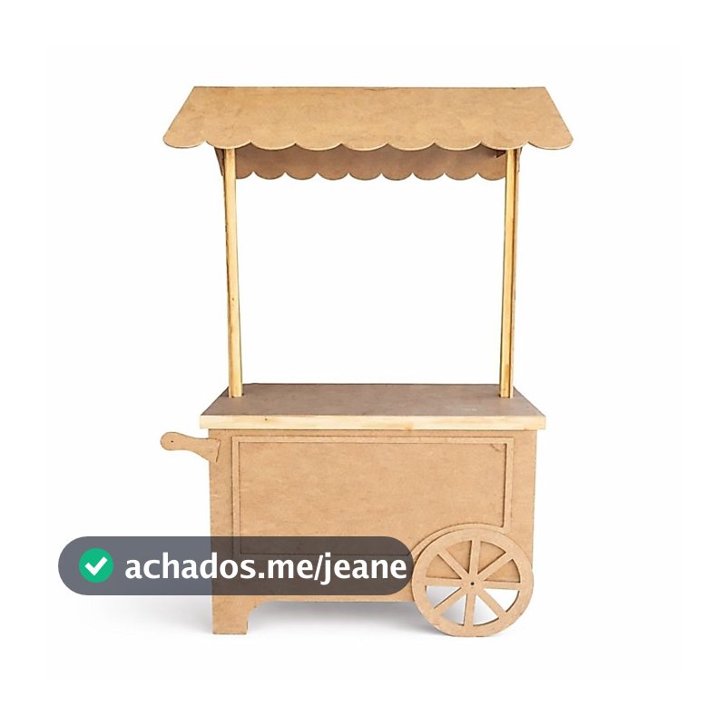 Carrinho Expositor Feirinha Vintage – Encante, Venda, Decore