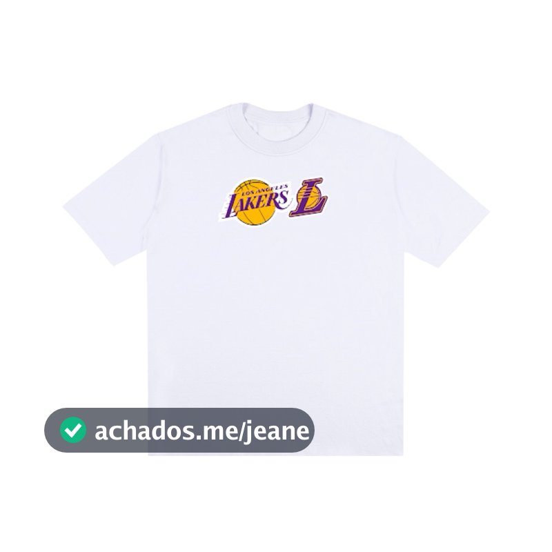 camiseta Streetwear estampada LAKERS oversized personalizada de basquete