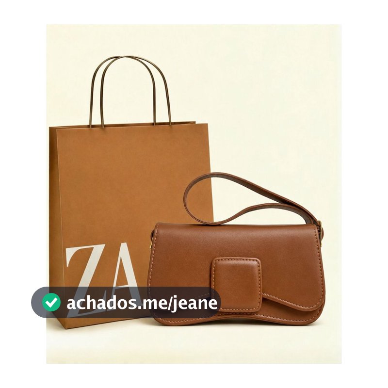 Bolsa Feminina Estilo Baguete de Ombro Sofisticada Envio Imediato Presente Aniversário