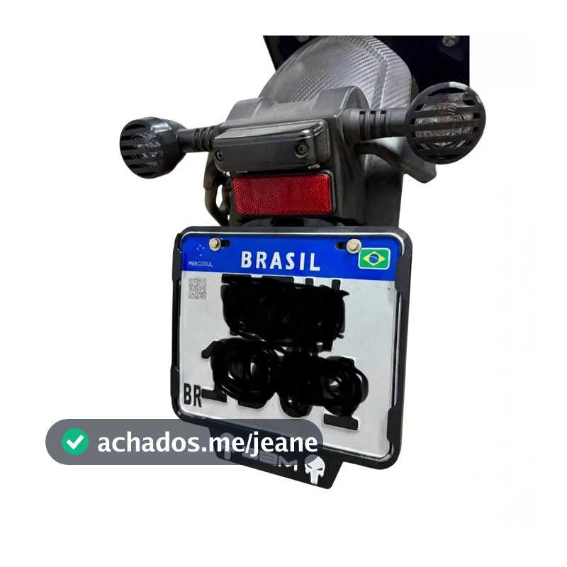 Moldura Suporte Placa SBM Shineray Titanium Denver 250 Personalizável