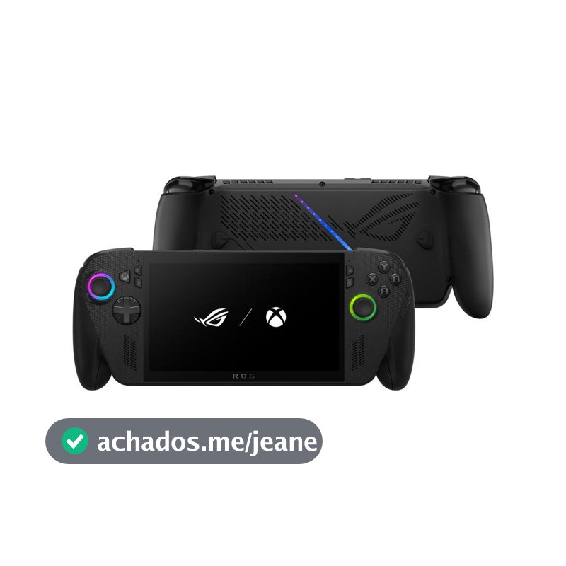 Console Portátil ROG Xbox Ally X Black AMD Radeon Graphics Ryzen AI Z2 Extreme 24GB RAM 1TB Windows 11 Tela 7"-NH012W