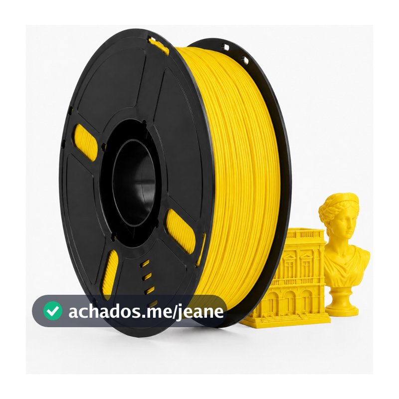 Filamento Pla Cofape3D  1kg Amarelo cod2128