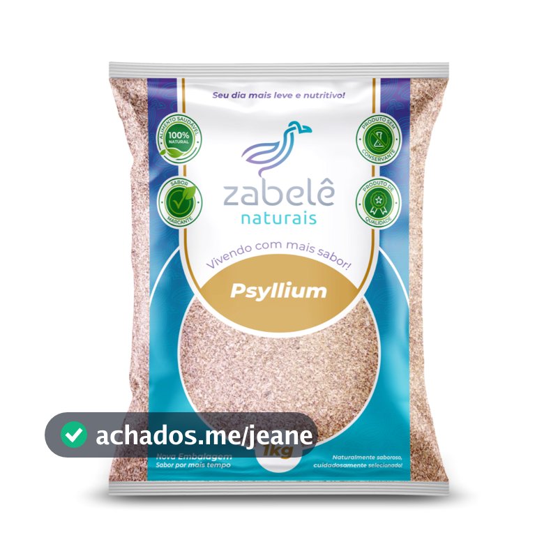 Psyllium Husk 1kg Zabelê Naturais