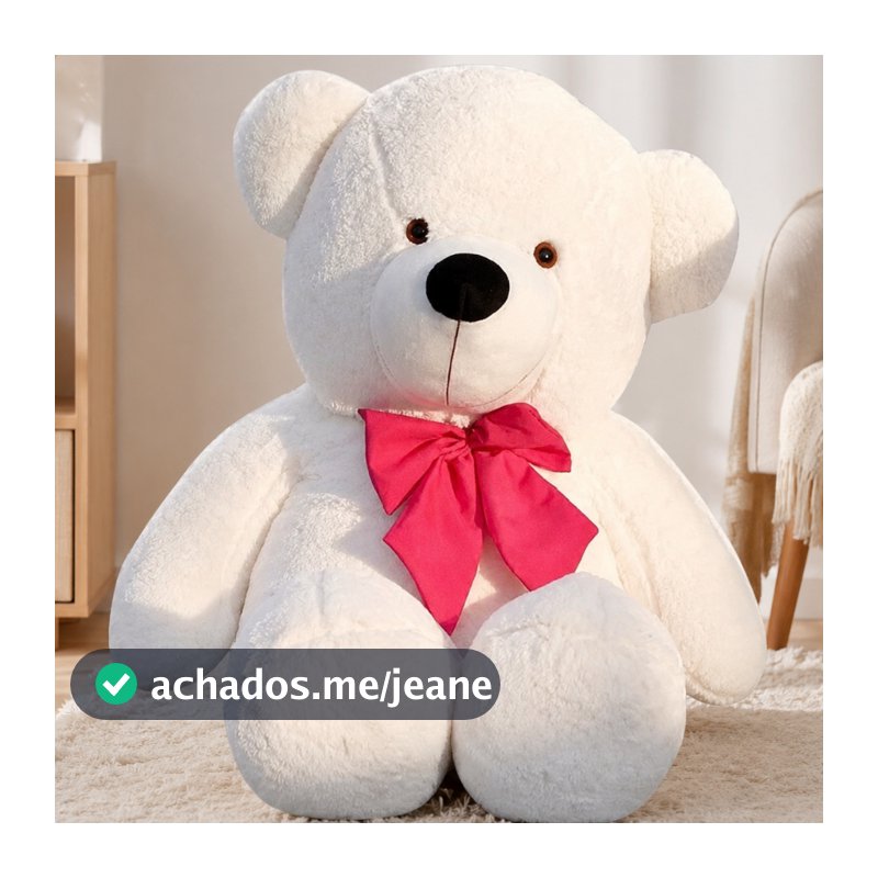 Urso Pelúcia Grande Teddy 90 cm Antialérgico