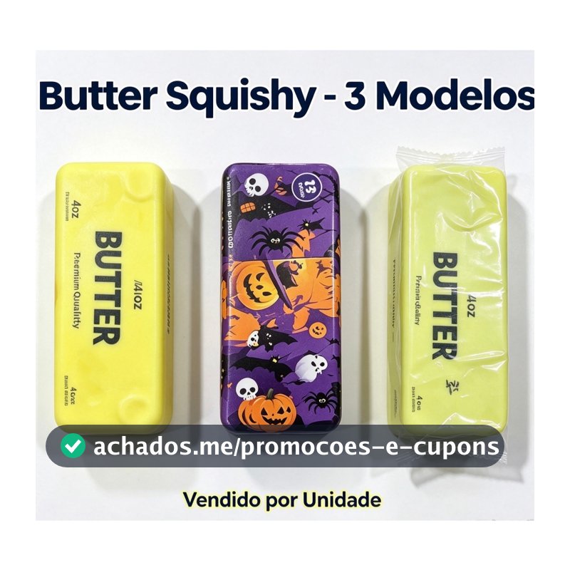 Brinquedo Squishy Manteiga Anti‑Estresse, Brinquedo Apertar Macio Slow Rising, Alívio Ansiedade, Presente Criança