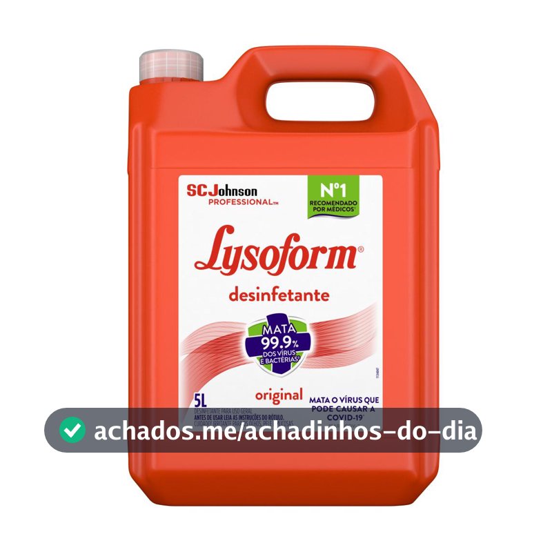 Desinfetante Lysoform  Uso Geral Original 5l