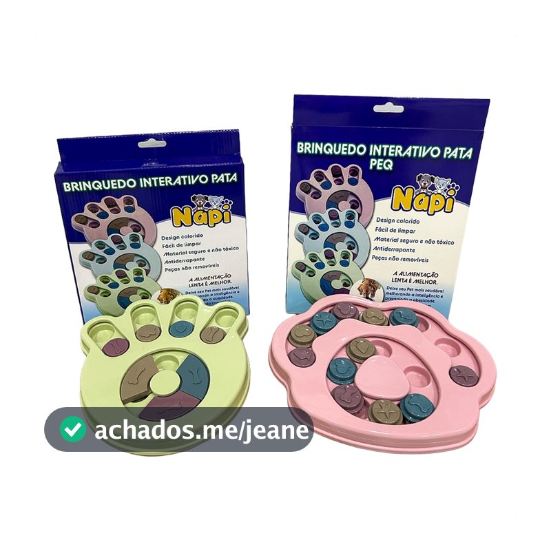 Comedouro Lento Interativo Para Cachorro Pet Puzzle Petisco