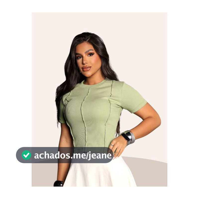 Blusa Feminina Friso Ribana Canelada Casual Premium Estilosa Versátil Moda Feminina Tendencia Verão