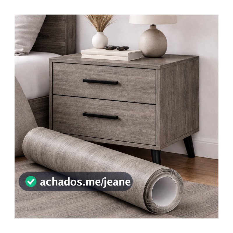 Papel de Parede Revestimento Adesivo Vinílico Autocolante Madeira Envelopamento Móveis Impermeável