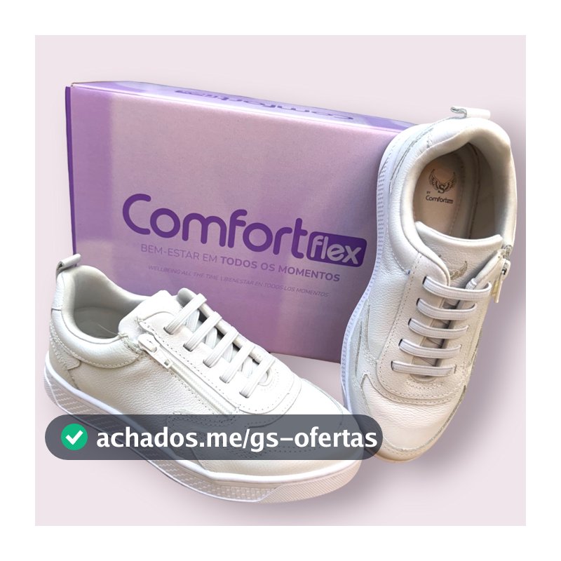 Tenis BOTTERO e COMFORTFLEX couro legítimo ORIGINAL 2025 tênis branco feminino ref 364902 ref 364905