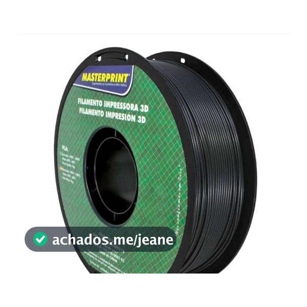 Filamento PETG e PLA MasterPrint 1Kg 1.75mm Biodegradável para Impressora 3D