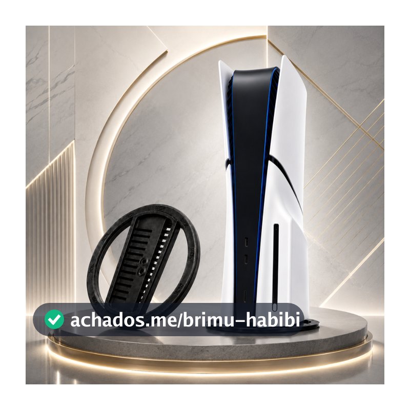 Suporte para Ps5 Playstation 5 Base Vertical Slim Fat Pro Mesa Dock
