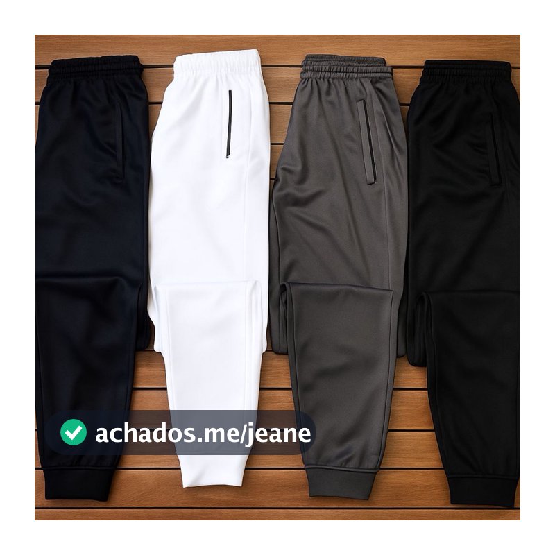 CALÇA JOGGER LISA MASCULINA ESPORTIVAS PARA TREINOS