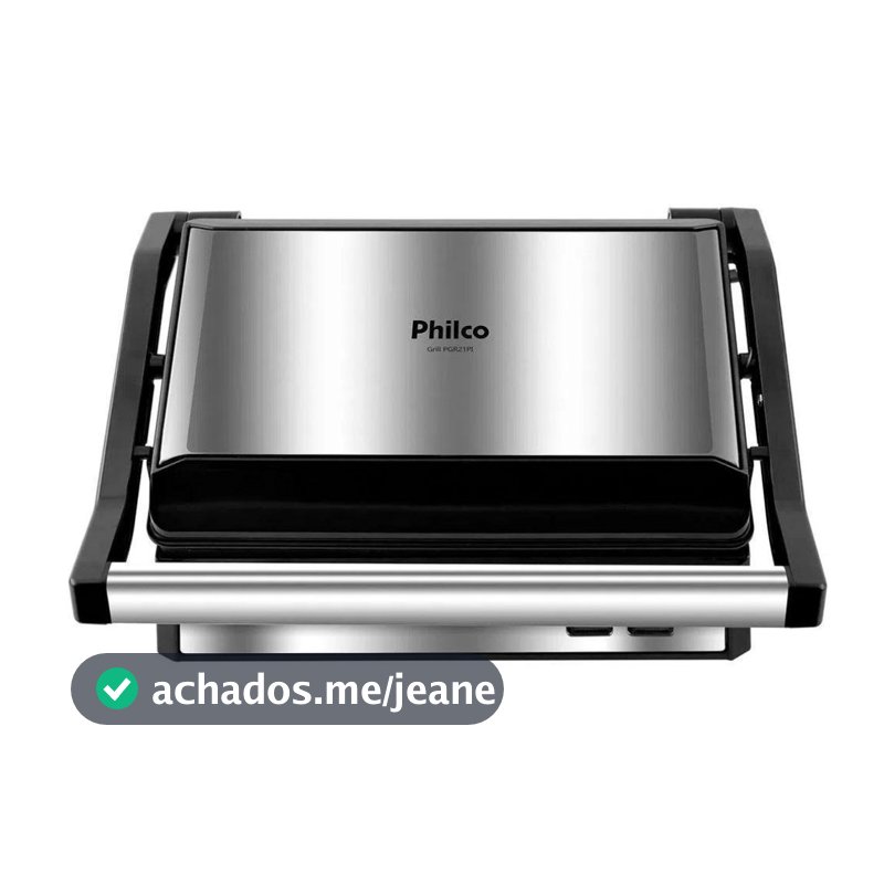 Grill e Sanduicheira Philco PGR21PI Maxx Clean 1000W