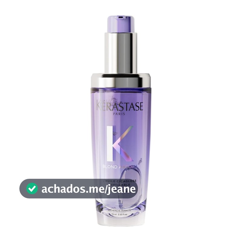 Kérastase, Óleo Capilar,Blond Absolu, L'Huile Cicagloss, para cabelos loiros, fornece hidratação profunda, recuperação d