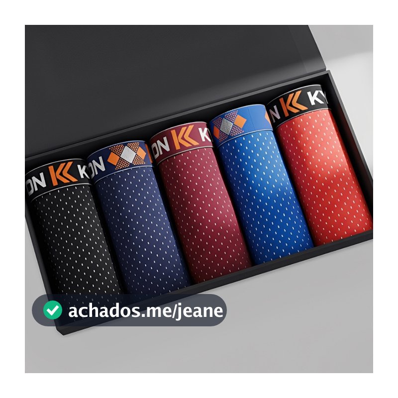 Kit DRY FIT Cuecas Boxer Forro Algodão Cueca Box Furadinha Premium