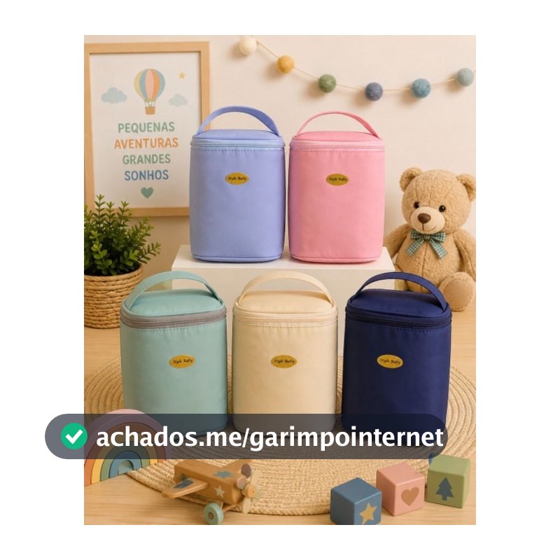 Termica para Mamadeira saida Maternidade e Passeios