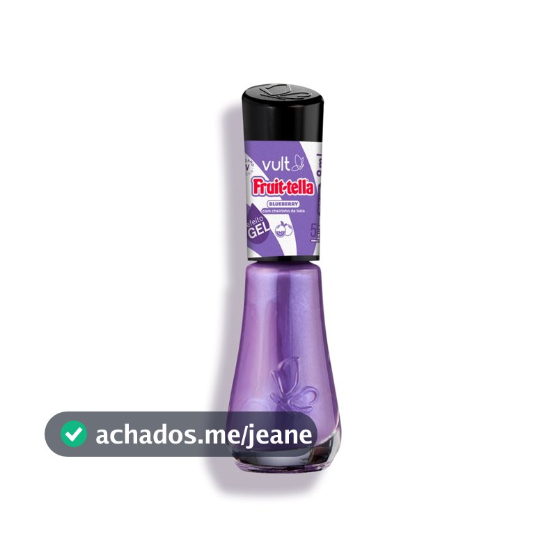 Vult Fruit-tella® 5FREE Roxo Blueberry - Esmalte 8ml