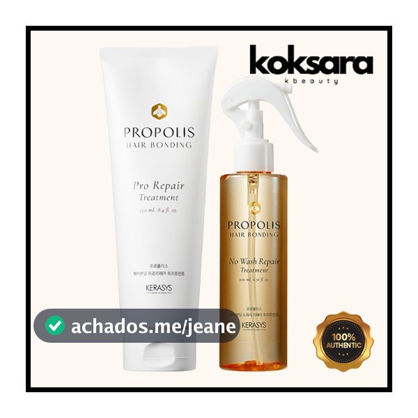 Kerasys Propolis Hair Bonding Pro Repair Treatment 250ml (Tube), No Wash Repair Treatment 200ml (Spray)