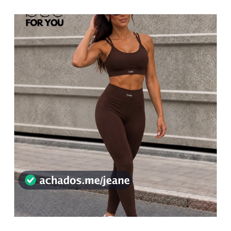 Conjunto Legging Fitness Conjunto Feminina Modeladora Academia Zero Transparência Cintura Alta