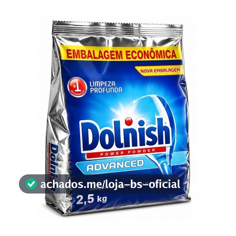 Detergente para Lava Louças em Pó Advanced 2,5kg Limpeza eficiente