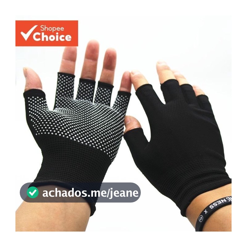 Luvas De Treino Antiderrapantes – Unissex Flexíveis Respiráveis E Elásticas Para Academia/Passeio/Pesca
