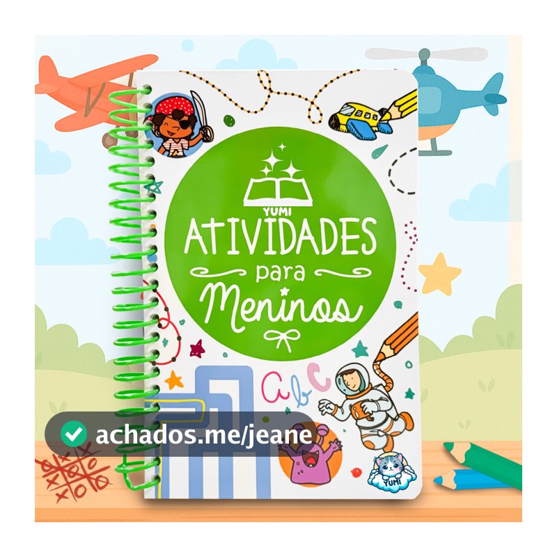 Livro Infantil 365 Atividades para Meninos Livro Educativo, Atividades e Desafios
