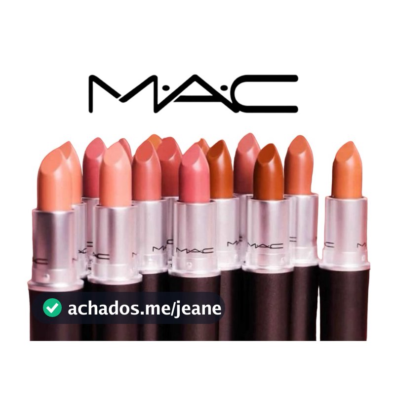 Batons MAC - Diversas Cores - Pronto Entrega no Brasil