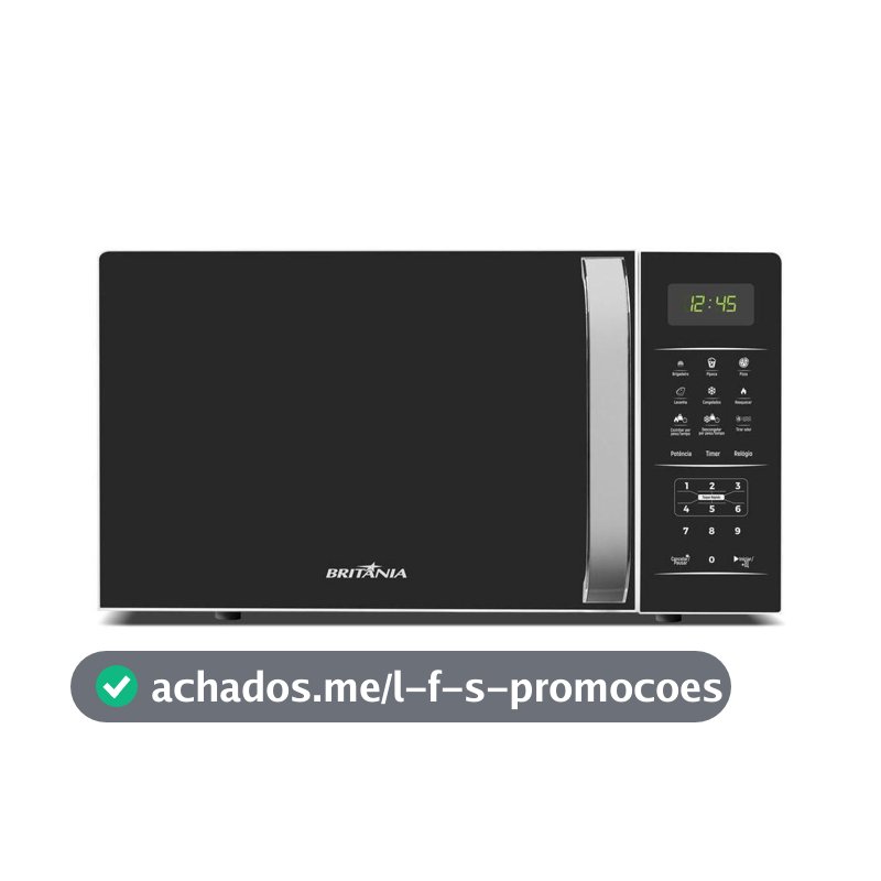 Micro-ondas 20L Britânia Pintura Limpa Fácil 1100W BMO23 110V