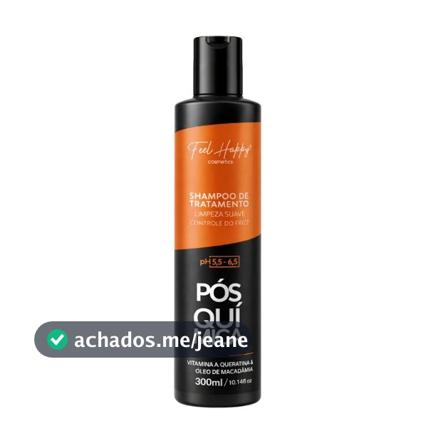 Shampoo Pós Química 300ml Feel Happy