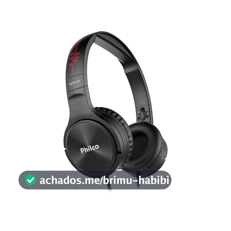 Fone de Ouvido Philco PFO02P Wave Flat