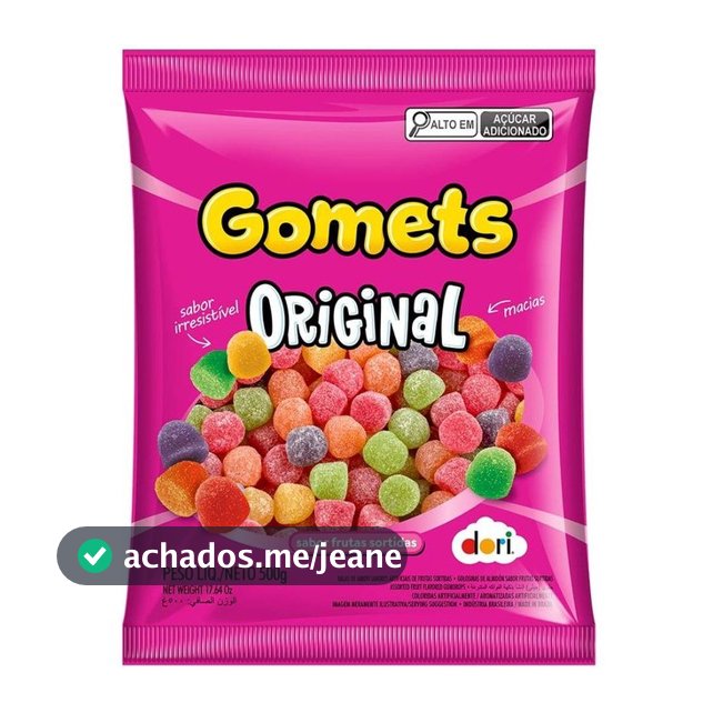 Goma Gomets Sortido Dori 500g