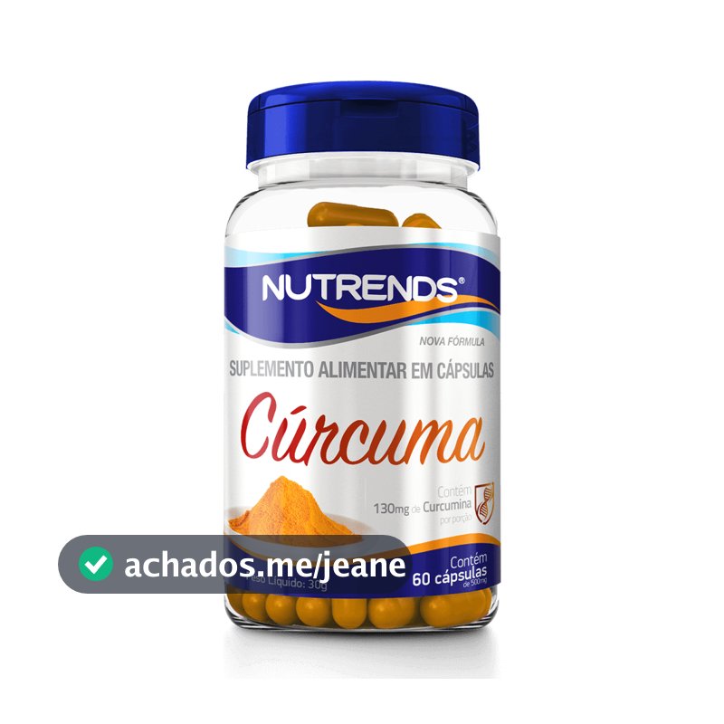 Cúrcuma (130mg de curcumina) – 60 Cápsulas