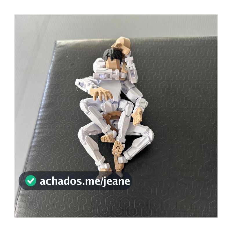 Boneco Dummy GRANDE (20cm) Boneco Articulado Action Figure Educativo judô karatê jiu-jitsu