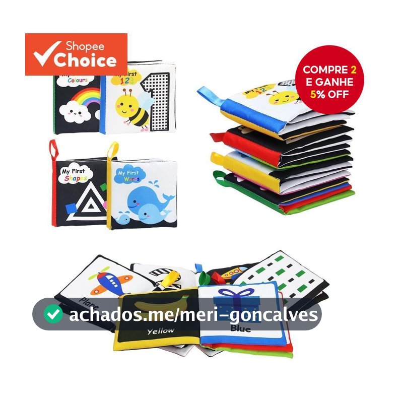 Bebê Recém-Nascido Macio 4 Pçs Conjunto De Livro De Pano Brinquedo De Aprendizagem Educacional Para Presente De Natal In