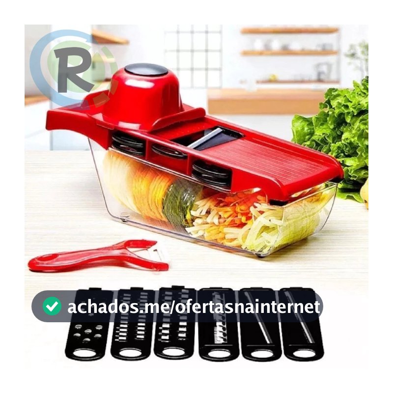 6 Em 1 Mandoline Slicer Nicer E Fatiador Cortador De Legumes