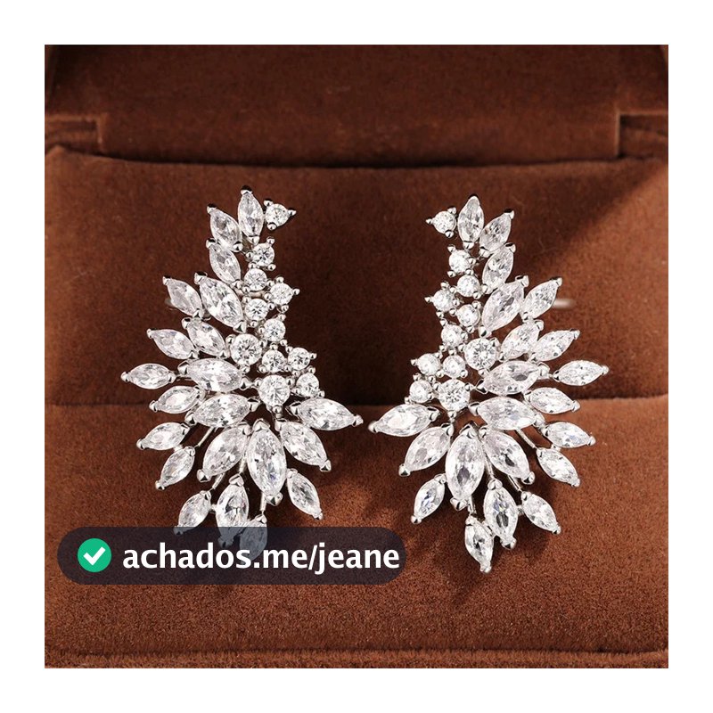 925 Agulha De Prata Espumante Feminino Zircônia Cúbica Brincos Lindo Festa De Casamento Moda Orelha Piercing Acessórios