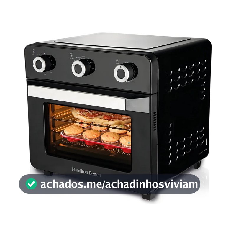 Forno Elétrico Family Modo Air Fryer Grill 20 Litros 7 Opções de Cocção Timer 60min Até 230°c 220v - Hamilton Beach