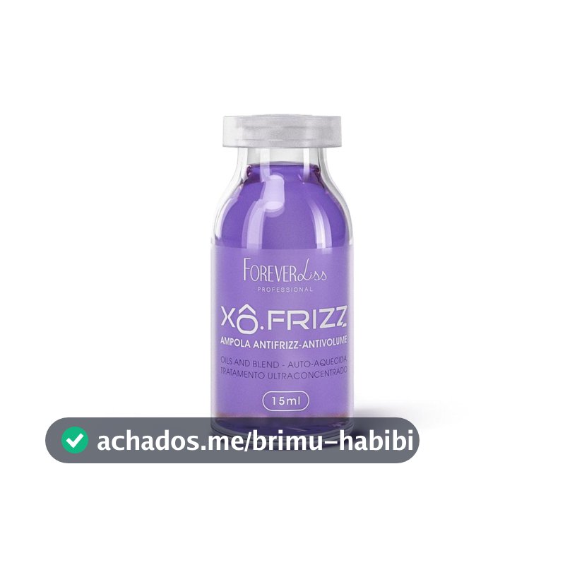 Ampola para Cabelo Xô Frizz Forever Liss 15ml