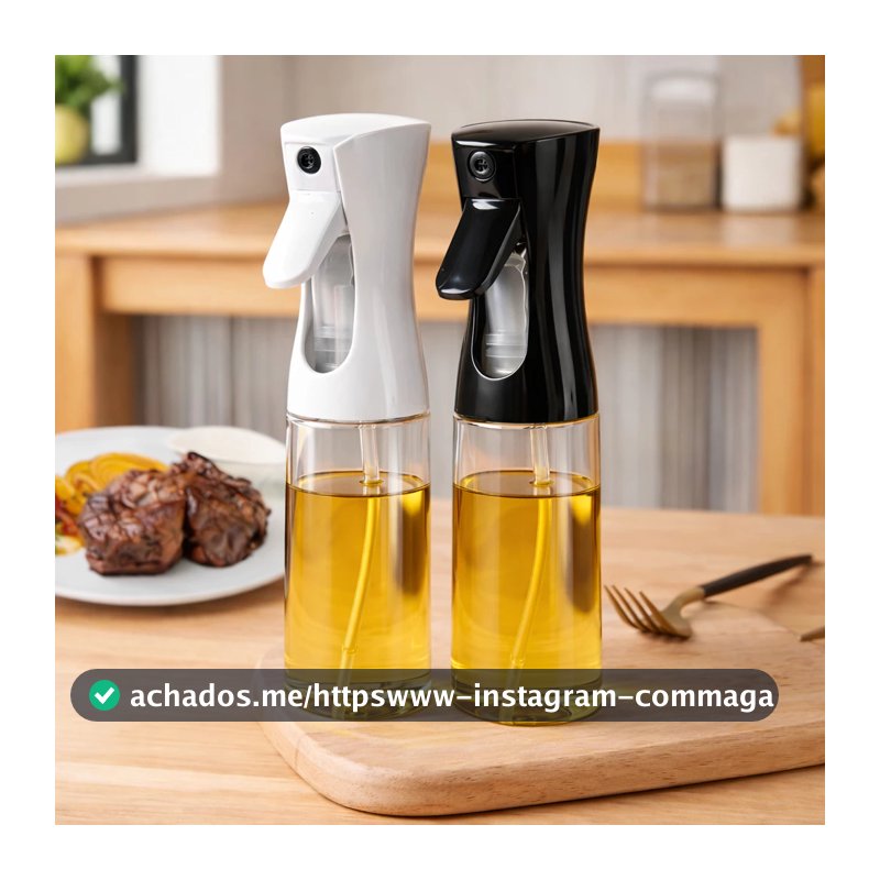 Spray Borrifador de Azeite Pulverizador automático para cozinha de vidro água Óleo Vinagre
