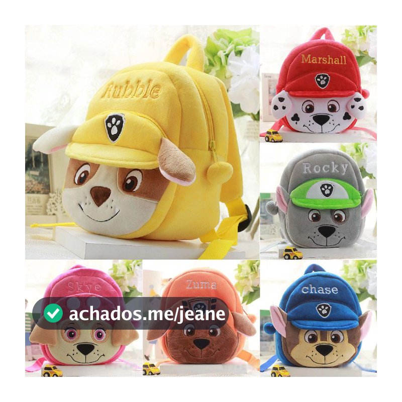 [Em estoque!!] Mochila infantil de pelúcia flexível brinquedo infantil presentes de Natal