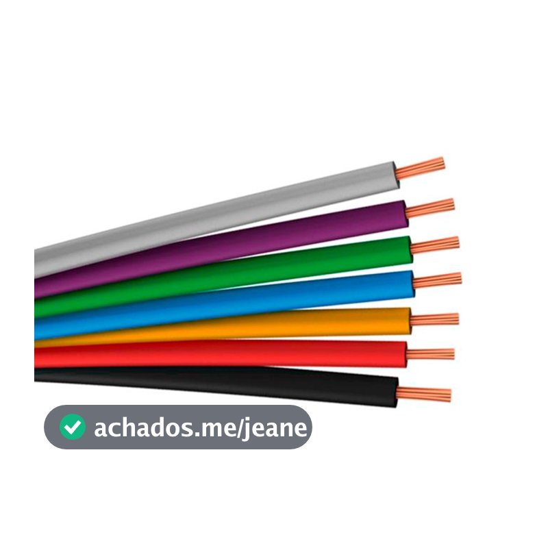 Fio Cabinho Flexível Cobre 0,30mm Rolos Com 100m Varias Cores vc escolhe a cor