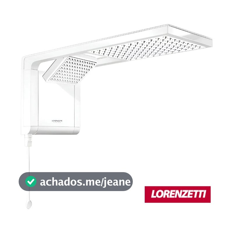 Chuveiro Elétrico Parede Lorenzetti Acqua Duo Ultra Branco 127V 5500W | 220V 6800W ou 7800W Original
