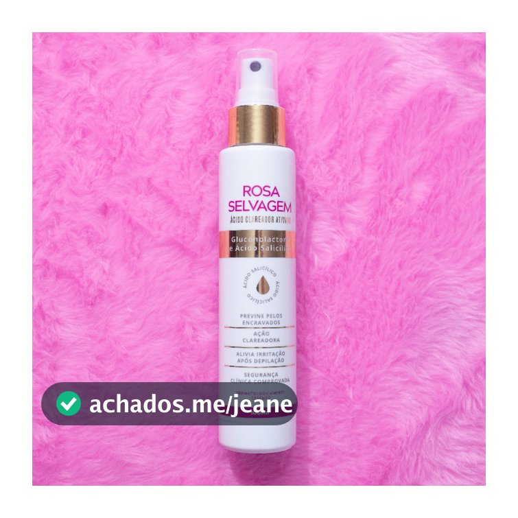 Rosa Selvagem Ácido - tira manchas na pele e elimina foliculite 8x mais rápido