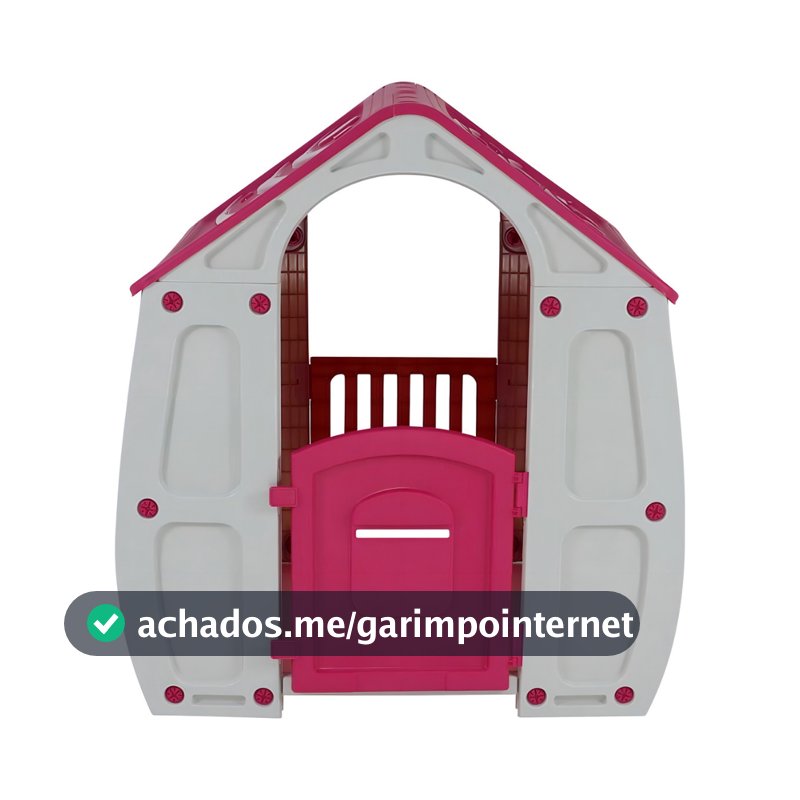 Casinha De Brinquedo Infantil De Criança Magical Rosa Belfix Com Janela