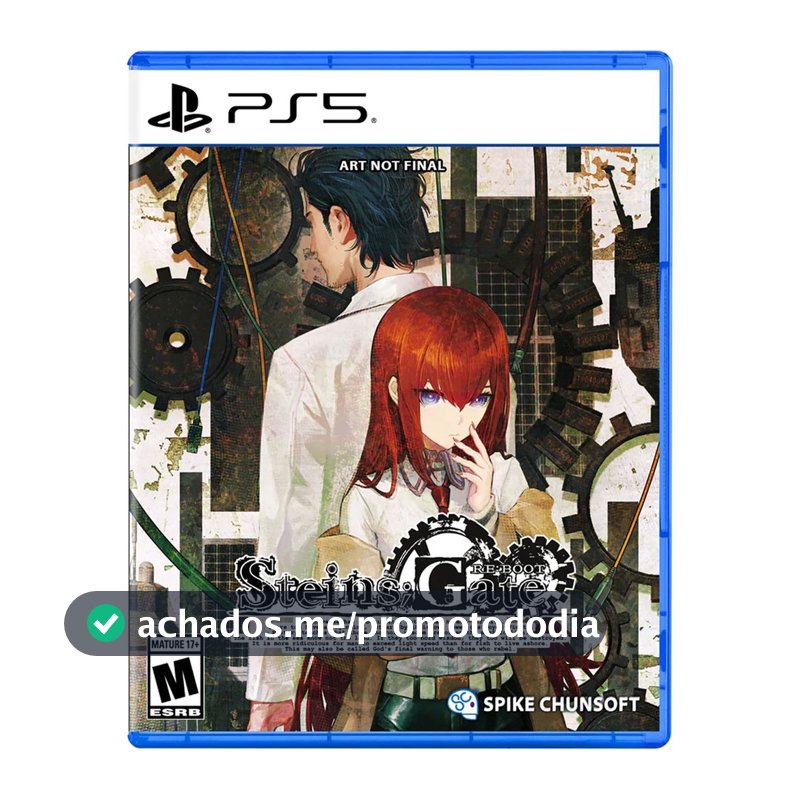 Steins Gate Reboot Steelbook Edition PS5 Midia Fisica