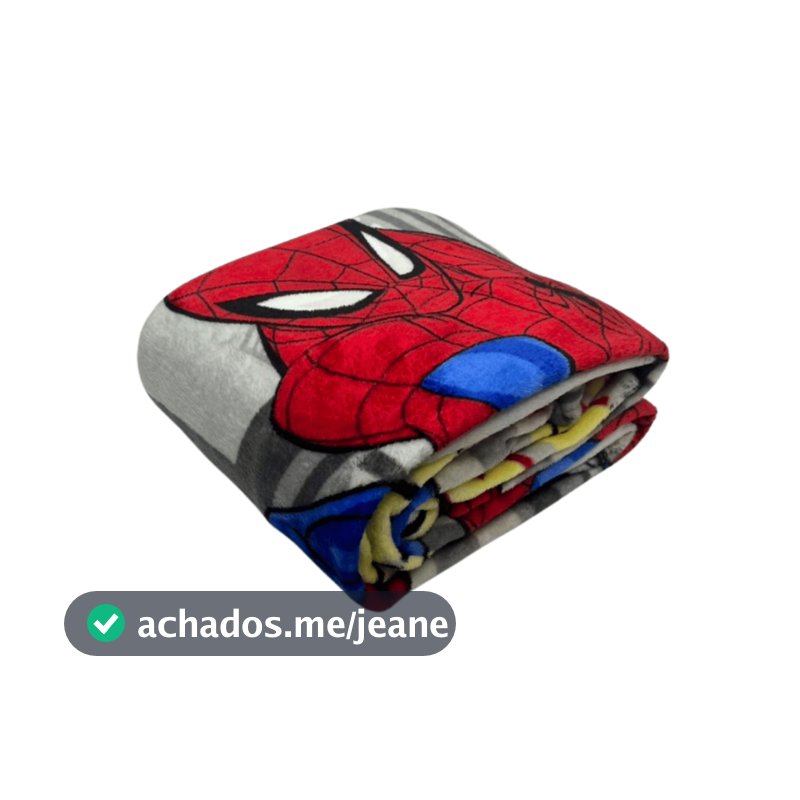Manta Disney Marvel Original Stitch Mickey Minnie Princesa Vingadores Hulk Homem Aranha e De Ferro